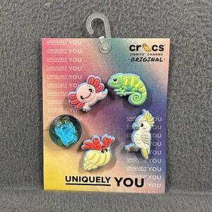 Crocs Jibbitz Shoe Charms Womens One Size Animal Critters 5 Pack Multicolor